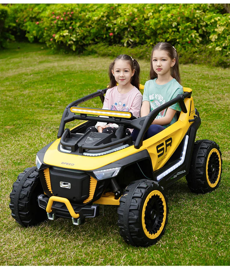RHS-CAR137 Hot Sale Big Size Children's Toy Car Can Be Controlled by Mobile Phone with Remote Control/kids Electric Car for Sale