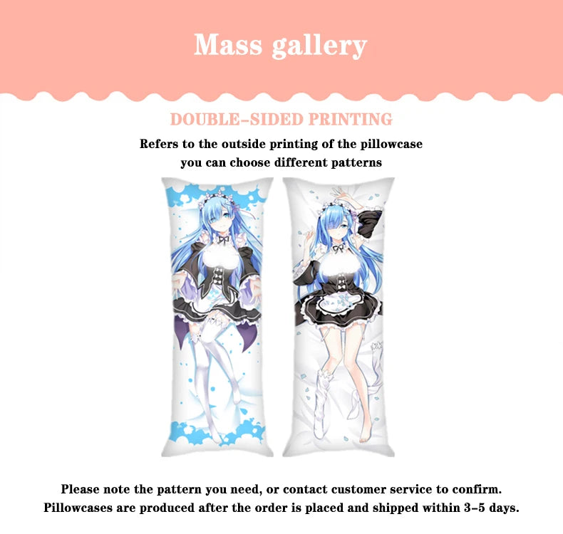 غطاء داكيماكورا لـ Camp Buddy Aiden Flynn، غطاء وسادة كامل الجسم، غطاء بالحجم الطبيعي، غطاء وسادة أنمي أوتاكو، أغطية وسائد للنوم