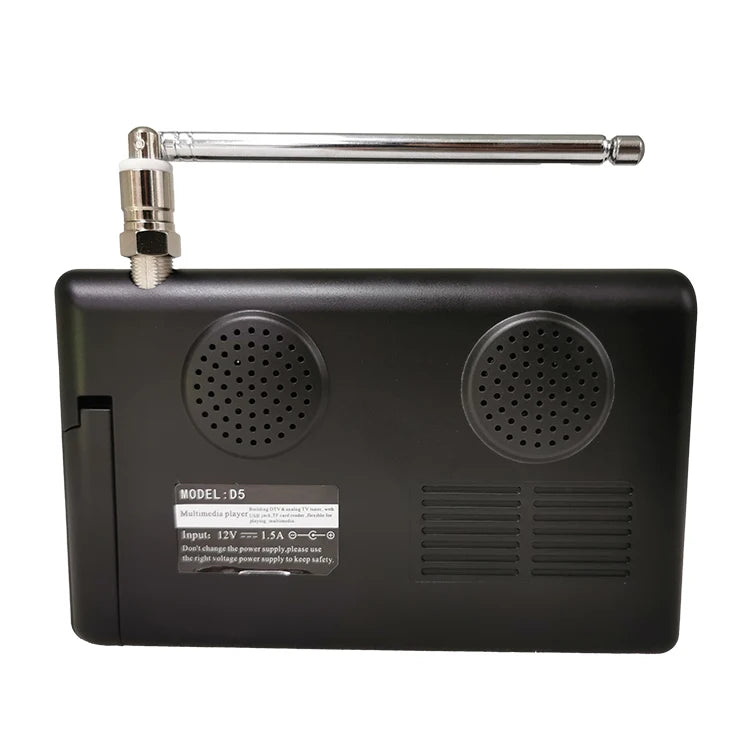 Super Slim 5inch 800x480 Portable Mini Digital TV with 1500mAh Battery