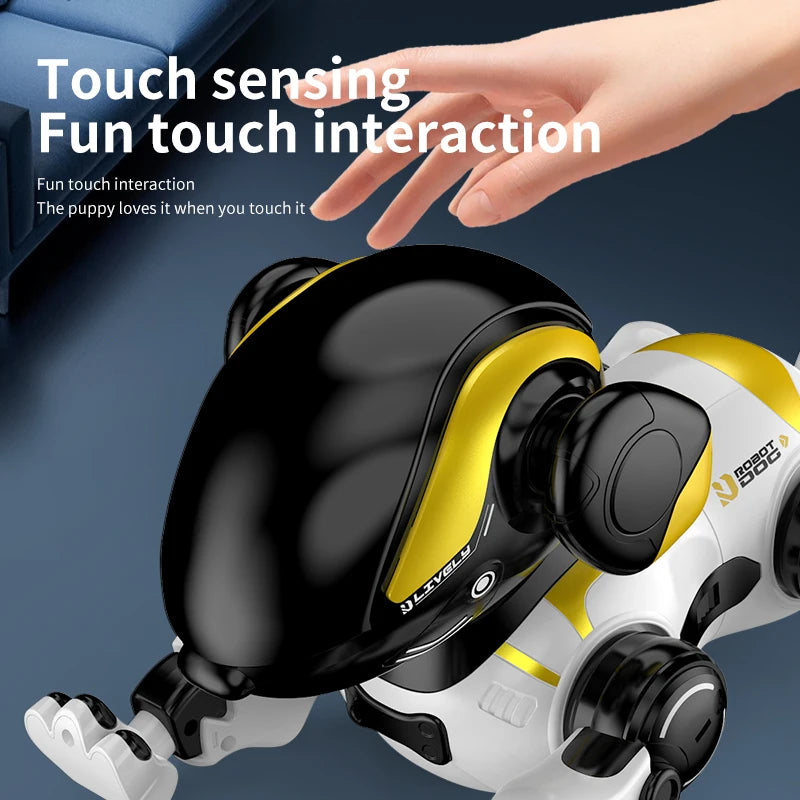 Charging Intelligent Remote Control Toy Multi-function Robot Rc Walking Dog 2.4GHz 360 Rotating Changeable Robot Dog RC Car Toys