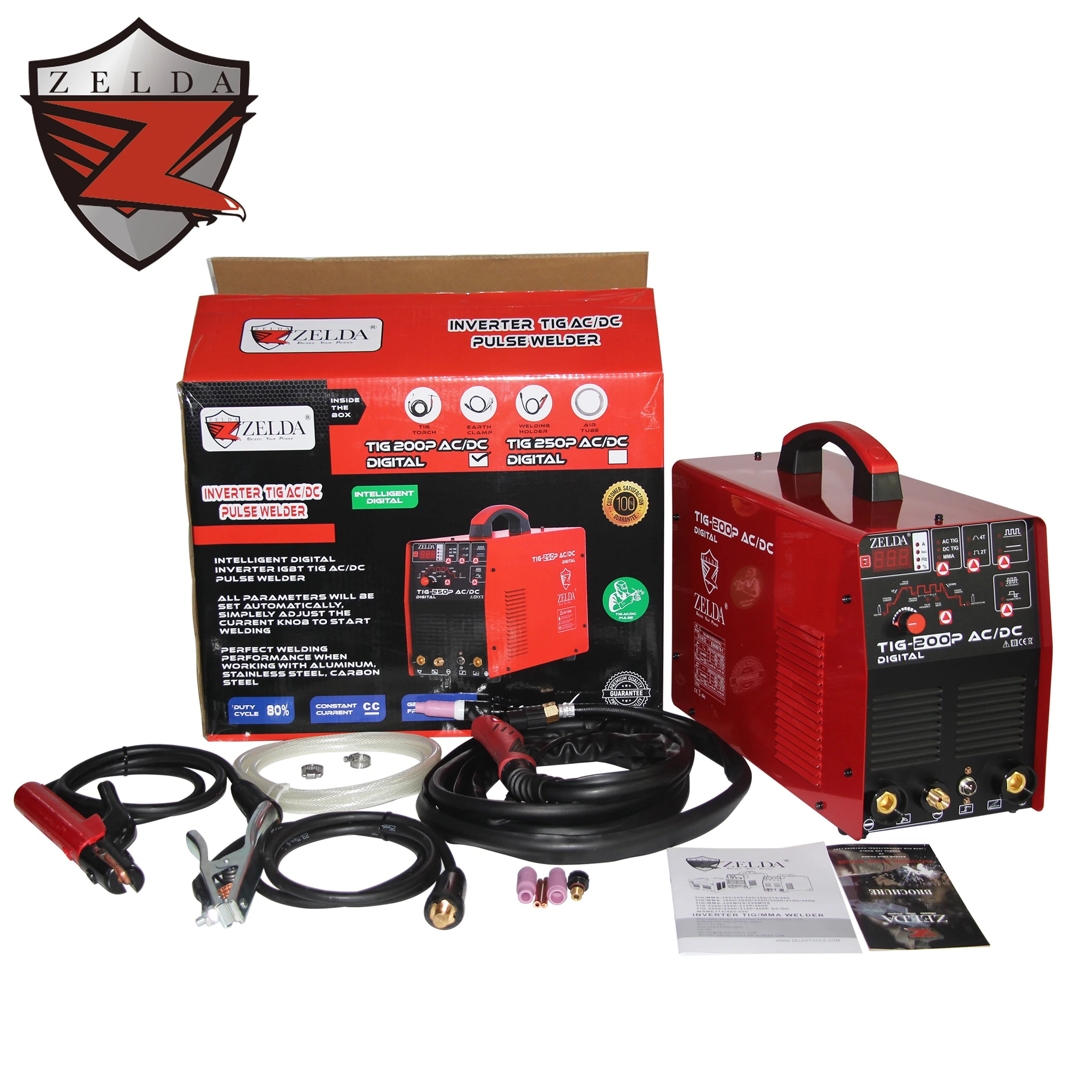 Poste a Souder Tig Ac/dc 200a  Maquina De Soldar Tig Ac Dc Soldadores Inverter