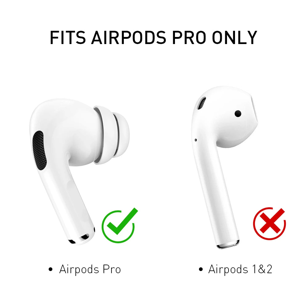 AhaStyle AirPods Pro Ear Tips Silicone Earbuds Earplug Replacement Accessories Compatible with AirPods Pro&Pro2