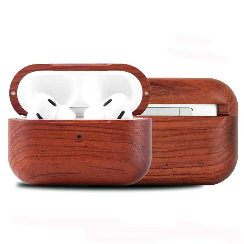 High Quality Wood Headphone Cover Wireless Earphone Case for Airpods 1 2 3 Pro 4 Earphone Bluetooth Headset Case