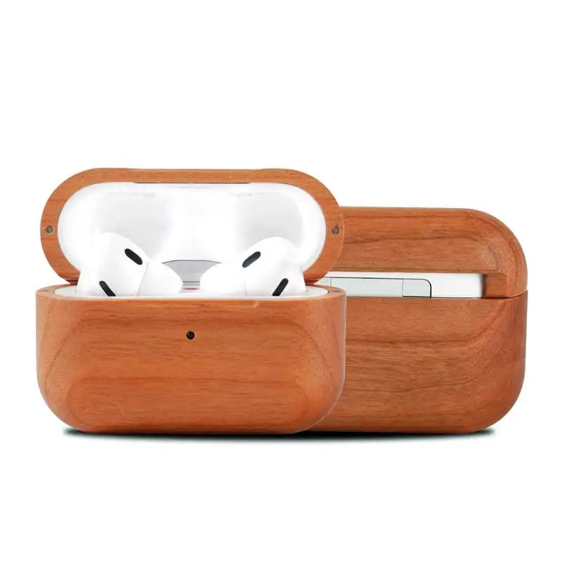High Quality Wood Headphone Cover Wireless Earphone Case for Airpods 1 2 3 Pro 4 Earphone Bluetooth Headset Case