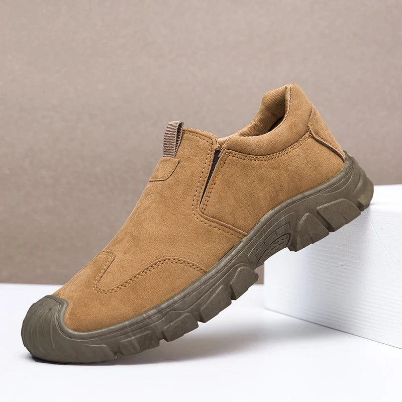 Y Black Grey Brown Men's Shoes Light Weight Breathable Casual Working Shoes for Men