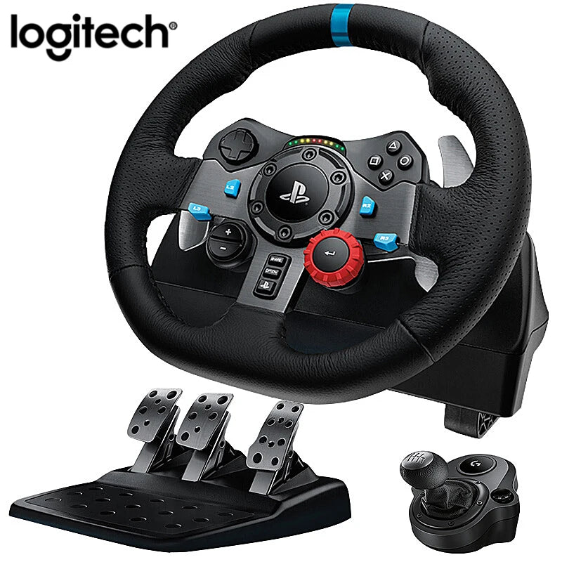 PS5 Game Controller Logitech G29 Driving Force Game Steering Wheel Volante for PS5/PS4/PS3 and PC Steering Wheel