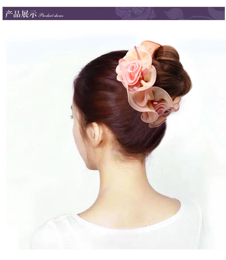 Élastique pour cheveux Fleur