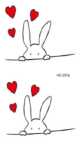 Waterproof 100 Different Cat Dog Deer Tattoo Designs for Women Men Body Art Colorful Black Fake Arm Hands Animal Tattoo Stickers