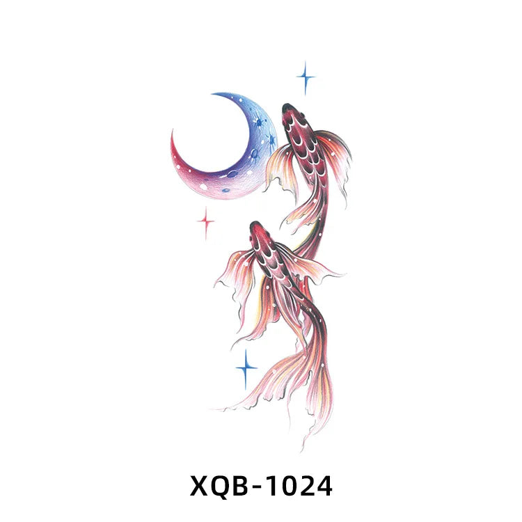 2025 New Waterproof Color Butterfly Flowers Temporary Tattoo Sticker Wholesale Arm/Chest Tattoo Decal for Body Application