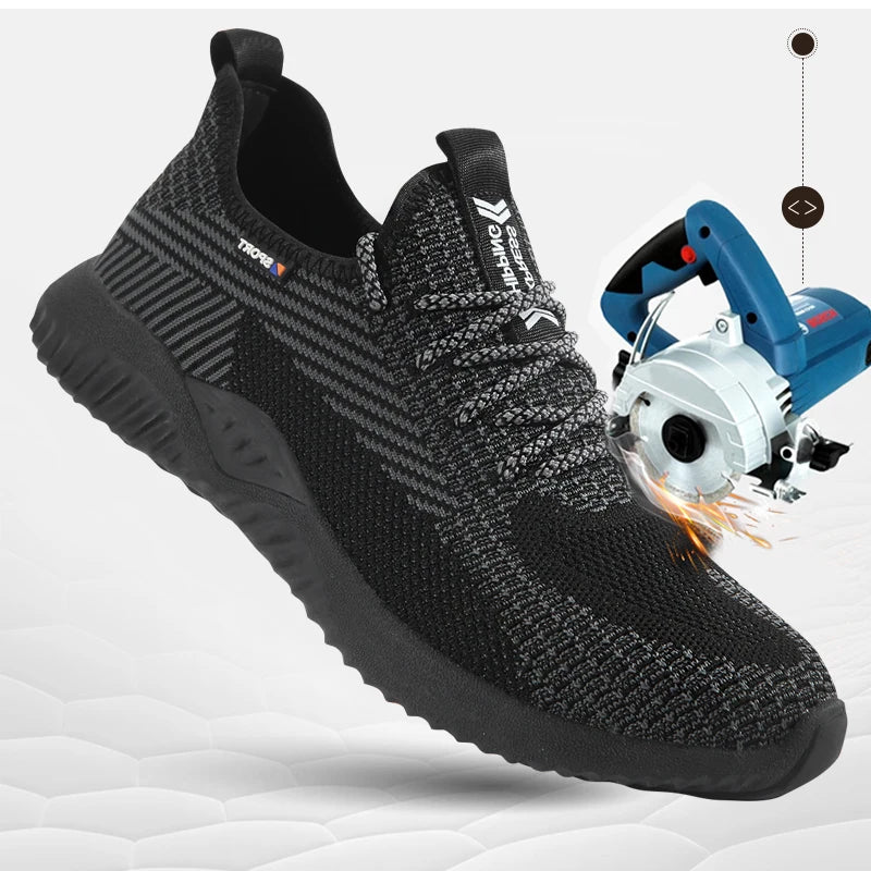 Working Shoes Steel Toe Safety Shoes for Men Safety Pvc Safety Shoes