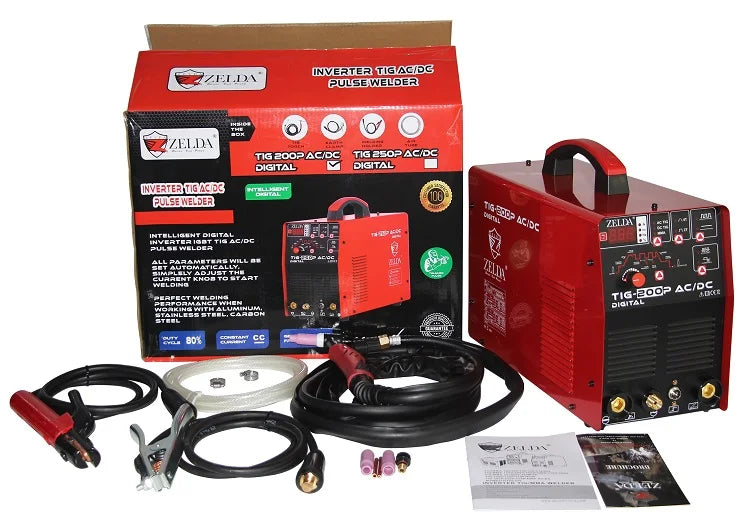 Zelda 220v Aluminum Tig Welding Machine Portable Soldadora Inverter Tig Ac Dc Poste a Souder Tig