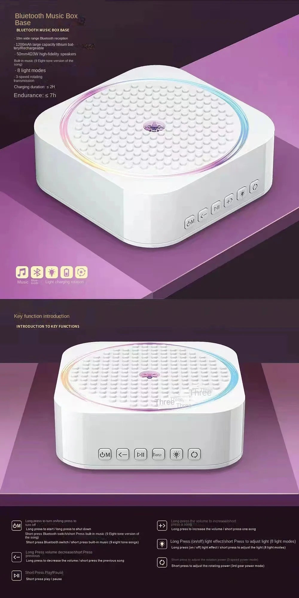 Sweet Wedding Bluetooth Music Box Building Blocks 100225 Full Crown Electric Light Assembled Children's Toy Gift Made of Plastic