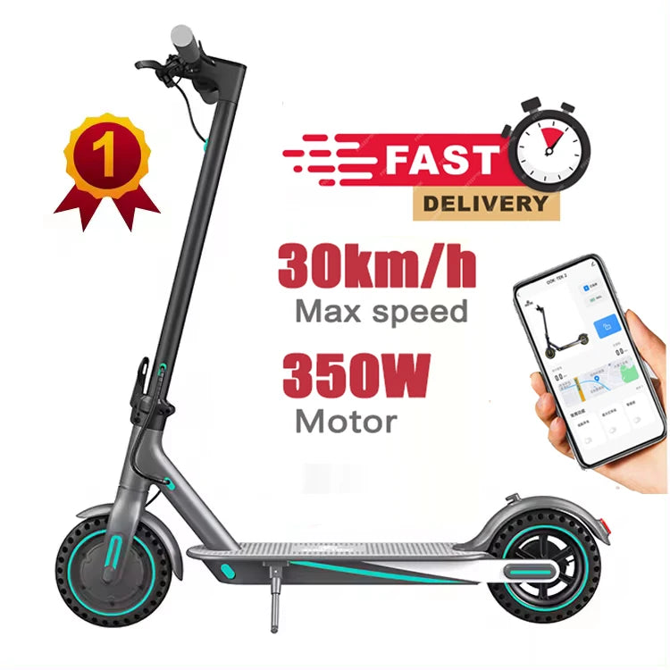 Best Selling 350w Self-balancing Electric Scooters E Scooter Moped Electrico Foot Kick Foldable Electric Mobility Scooter for Ad