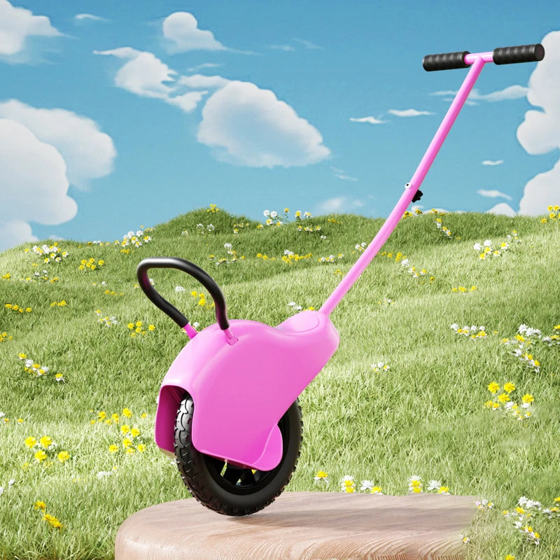 Single-Speed Unicycle Kick Scooter Foot Scooter Kids' Outdoor Training Wheel Adventures Hand-Propelled One-Wheel Mountain Buggy