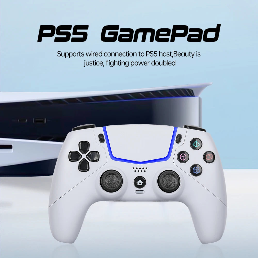 P5 Wired Controller Motion Control No Drift Dual Motor Vibration PS Gamepad Mando Game Control for PS5