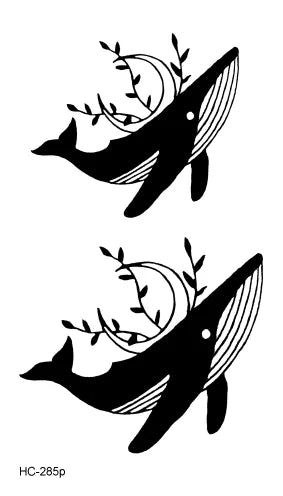 Waterproof 100 Different Cat Dog Deer Tattoo Designs for Women Men Body Art Colorful Black Fake Arm Hands Animal Tattoo Stickers