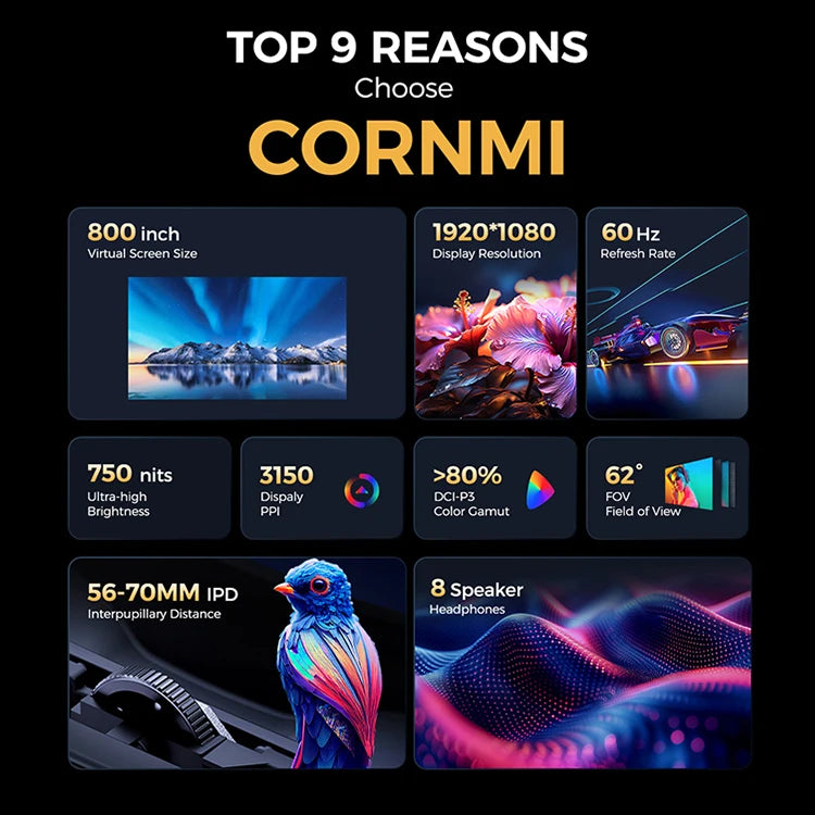 Manufactory Wholesale 3D 4K Vr Streaming Game Glasses Advanced All in One Virtual Reality Headset Display for Gaming Pc Ps5