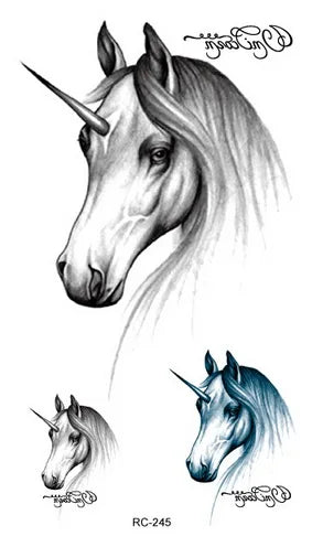 Waterproof 100 Different Cat Dog Deer Tattoo Designs for Women Men Body Art Colorful Black Fake Arm Hands Animal Tattoo Stickers