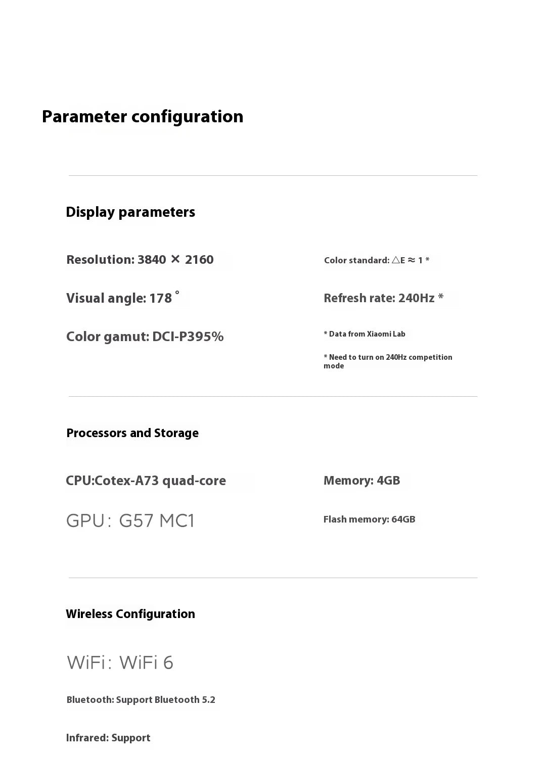 Xiaomi Smart TV S Pro 65 Mini LED 2025 L65MB-SP LCD 65 Inches 4K 280W Household TV