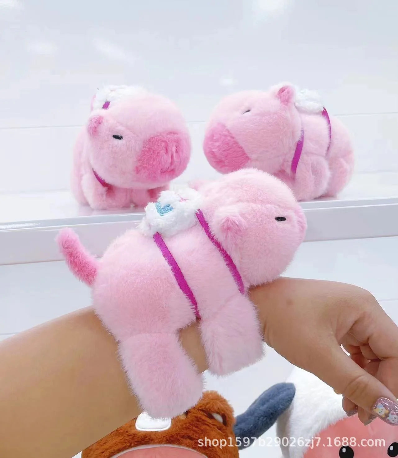 Kapibala 8-Inch Single Cross-Border Doll Foreign Bear Capybara Plush Toy for Party Wholesale Availability