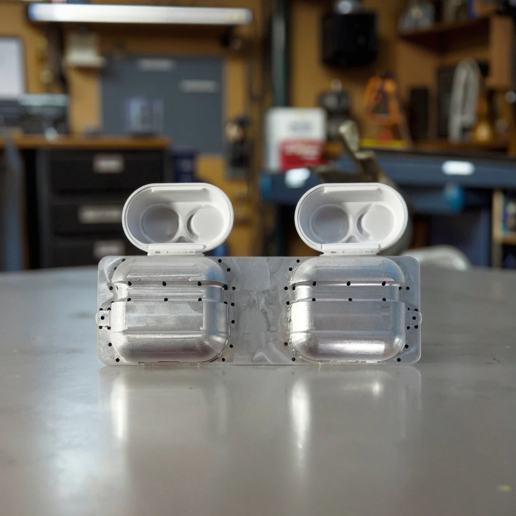 New Arrival 3D Sublimation Mold Custom for Airpods Pro 4 Pcs Case Moulds Sublimation Metal Heating Tool Jig