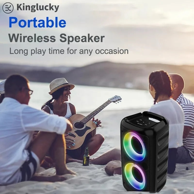 Best Selling Kinglucky BT Radio Speaker HY-3317 Wireless Speaker High Power US Local Store Home Karaoke Wireless Speaker
