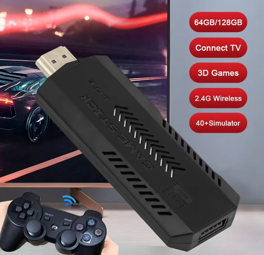 2025 X2 Retro Game Console 4K GD10 Plus with P3 Rechargeable Controller64GB 30000+ Retro Game Family TV Video Games Console