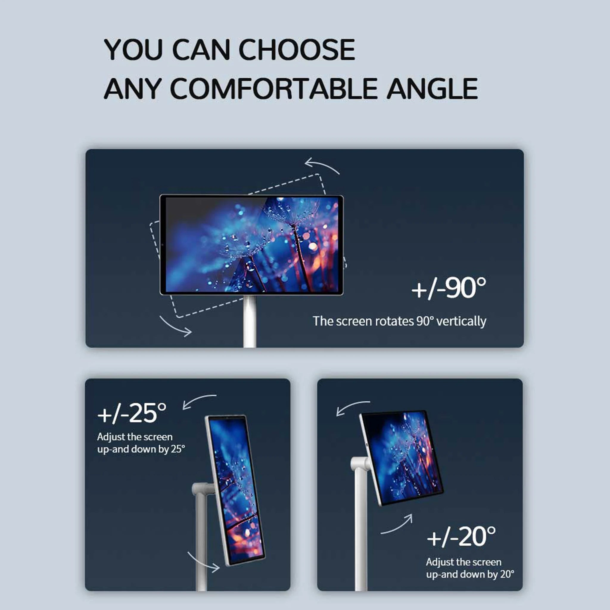 Portable 22 Inch HD Smart TV with LED Backlight and WiFi for Travel and Outdoor Entertainment 21.5 Inch HDTV Screen