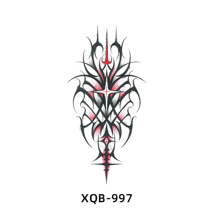 2025 New Waterproof Color Butterfly Flowers Temporary Tattoo Sticker Wholesale Arm/Chest Tattoo Decal for Body Application