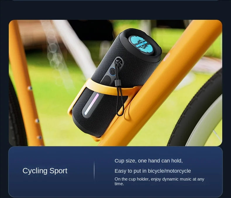 M6 Portable for Blue  Tooth Subwoofer Speaker 30W High Quality Mini Wireless Home Party RGB LED IP67 Waterproof Dustproof AUX