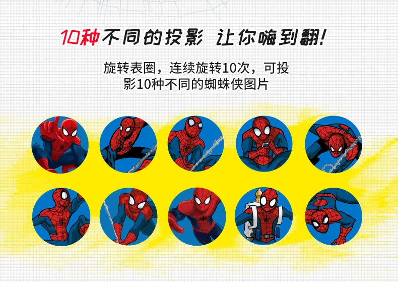 Marvel Digital Wristwatches Children's Toys Watch Boy Spider-Man Waterproof Luminous Cartoon Digital Watches Kids Fashionable