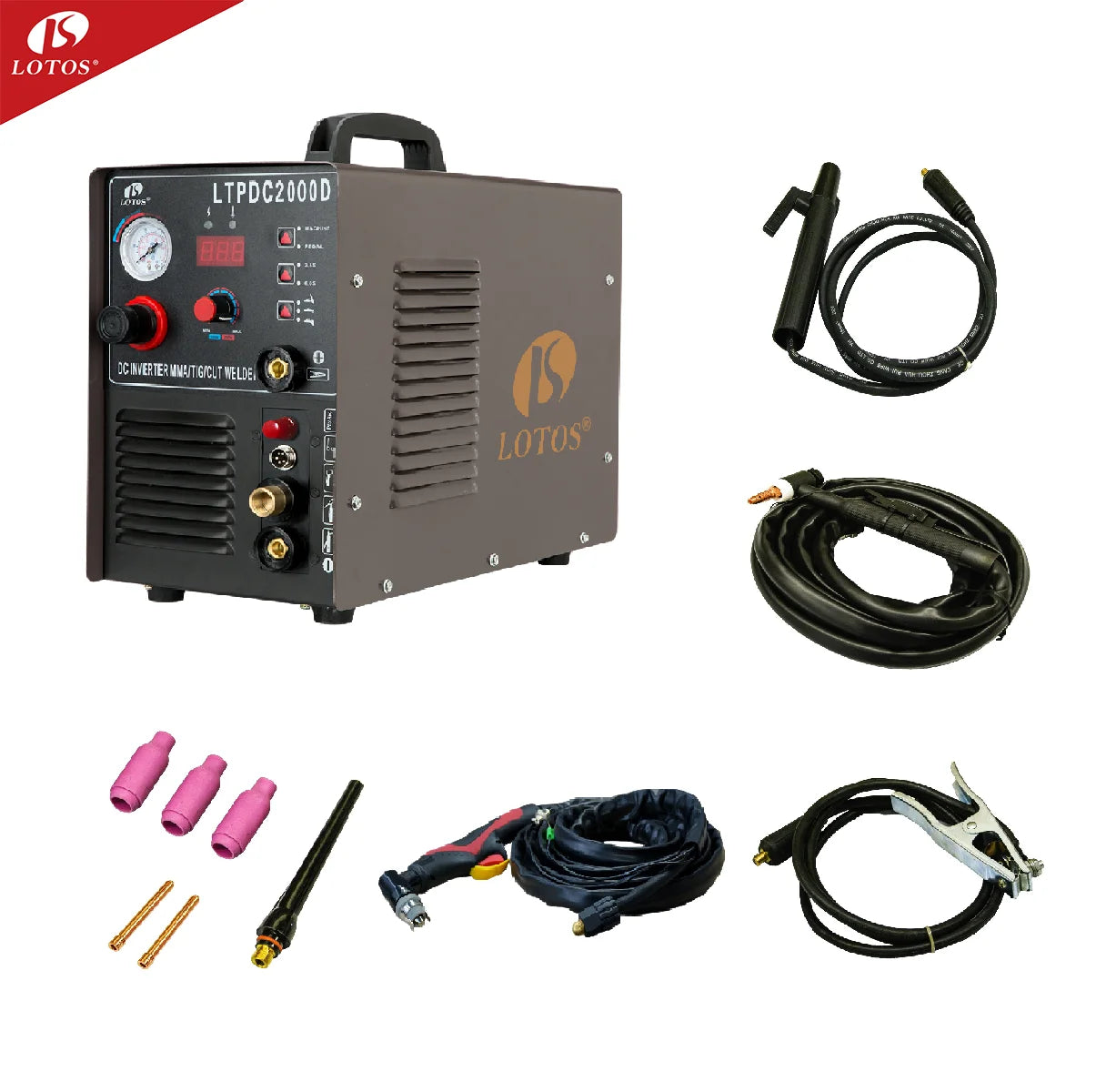 Lotos Factory Price 3 in 1 Plasma Welder Machines 110v/220v  Poste a Souder Tig Welder Inverter Welding Machine for Sale