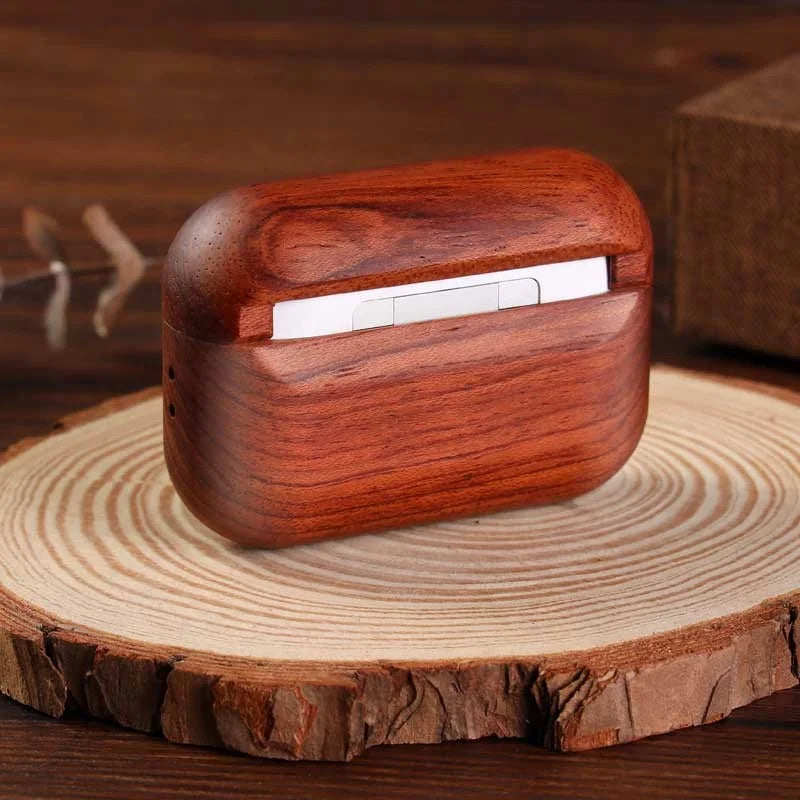 High Quality Wood Headphone Cover Wireless Earphone Case for Airpods 1 2 3 Pro 4 Earphone Bluetooth Headset Case