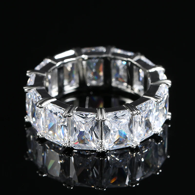 Kinel New Blue Natural Zircon Ring for Women Trendy 585 Rose Gold Leaf Ring Romantic Vintage Wedding Jewelry Fashion 2022