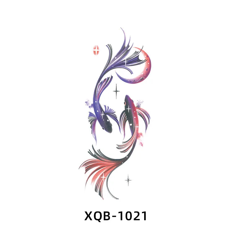 2025 New Waterproof Color Butterfly Flowers Temporary Tattoo Sticker Wholesale Arm/Chest Tattoo Decal for Body Application