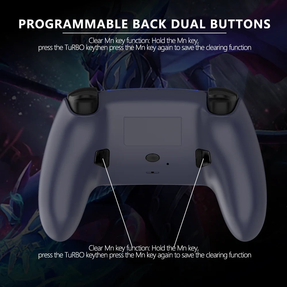 OEM Wireless Game Console 2 Programmable Backside Impact Controller for Ps5