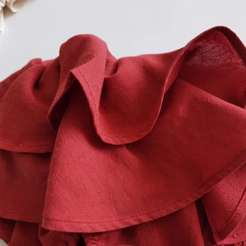 Christmas Baby Girls Skirt Pants Vintage Princess Girls Bloomers Toddler Girls Clothing Children Tutu Skirt 0-4 Years