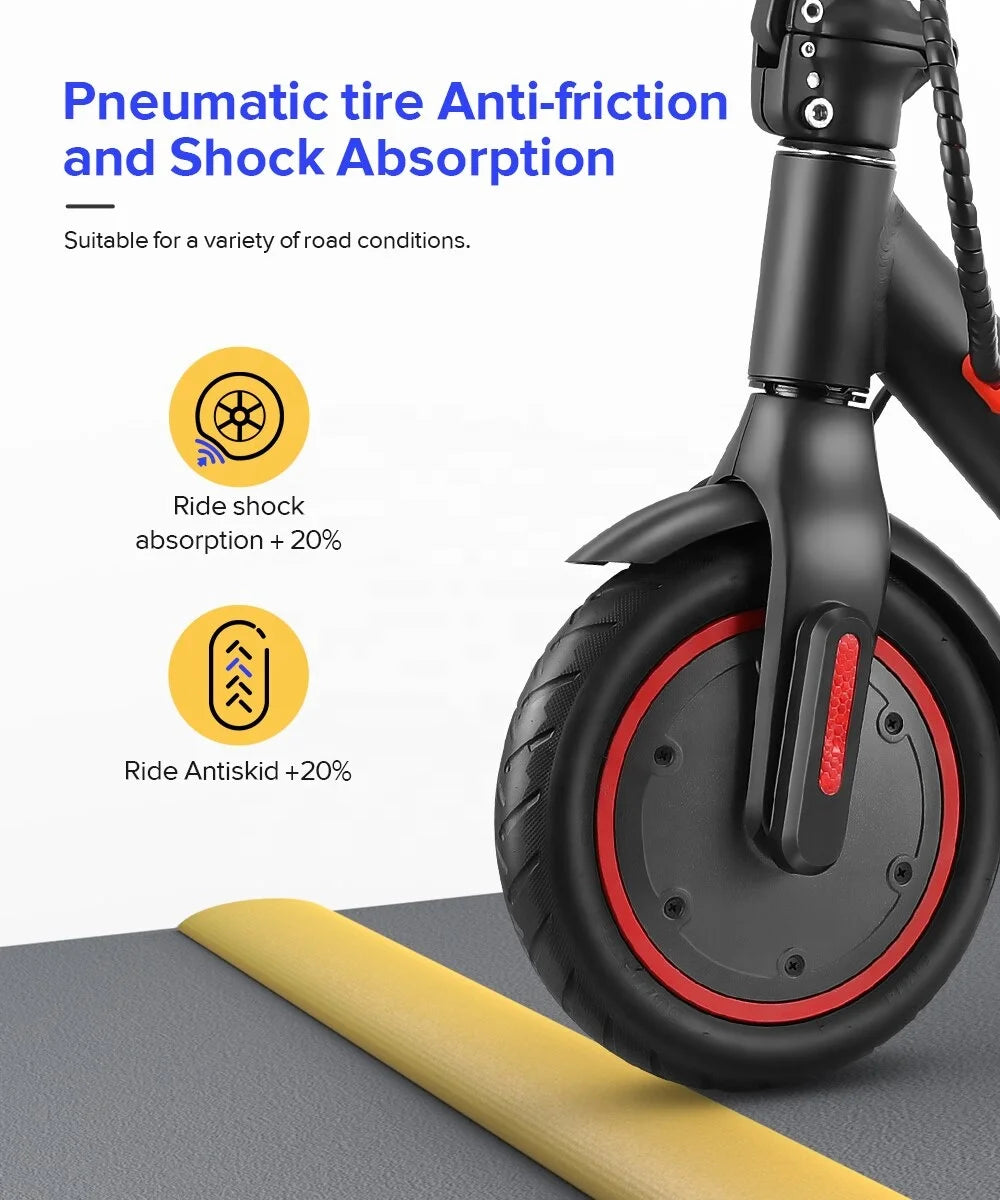 IScooter I9 Electric Scooter App Control Foldable E Scooter Adult Electric Kick Scooter 7.5Ah Battery 30km/h 350w