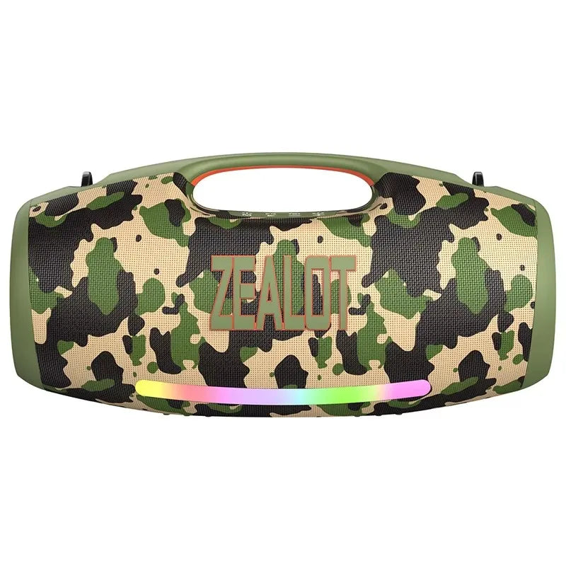 Zealot S89 Outdoor Party Speaker Professional Bluetooths 250W Bass Powered Portable Subwoofer Wireless LED Light Hifi Speaker