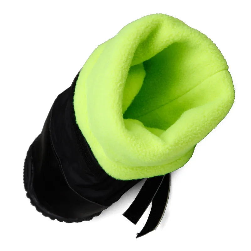 Top Quality Waterproof Warm Dog Shoes for Large Dogs Shoes Non-Slip Reflective Winter Pet Dog Rain Boots