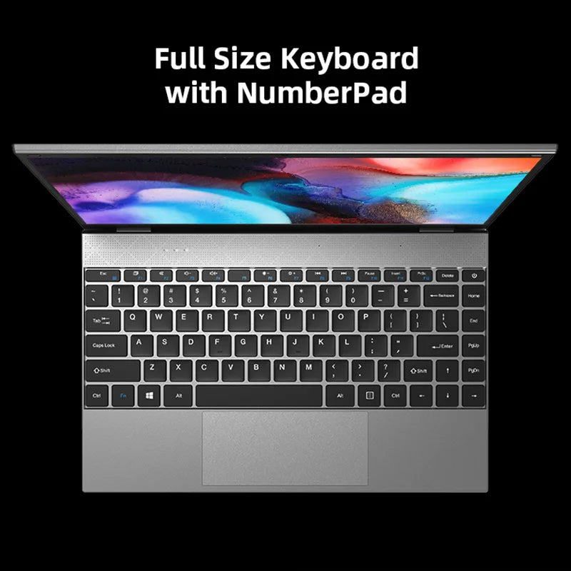 Limited Time Discount 15.6inch 14inch 1080P Win11 Laptop Intel J3710 8GB RAM 1TB SSD Pc Portable Business Laptops