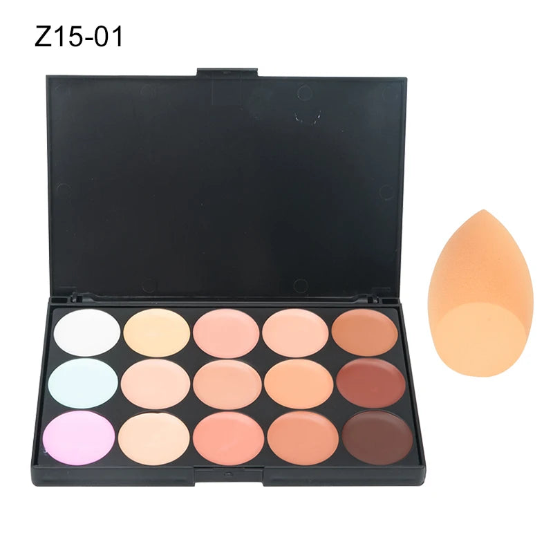 Palette Maquillage Correcteur Visage 15 couleurs