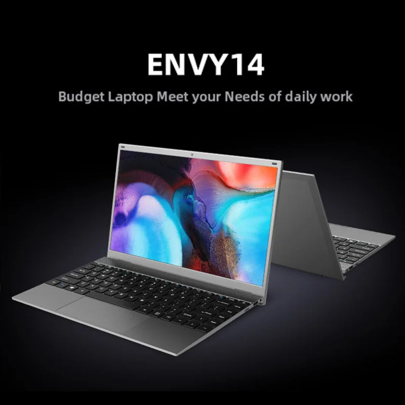 Limited Time Discount 15.6inch 14inch 1080P Win11 Laptop Intel J3710 8GB RAM 1TB SSD Pc Portable Business Laptops