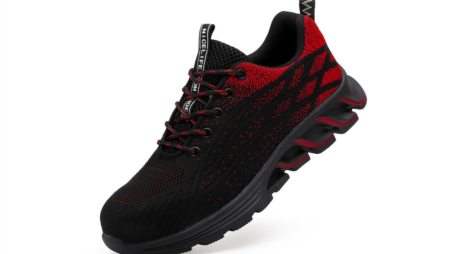 China Black Cow Leather Safety Shoes Anti-smashing Anti-poercing Safety Working Shoes