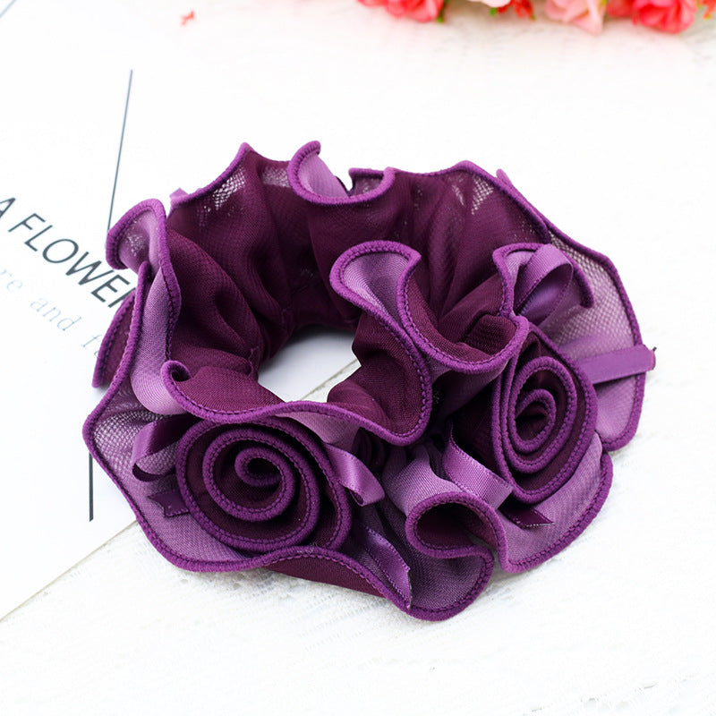 Élastique pour cheveux Fleur