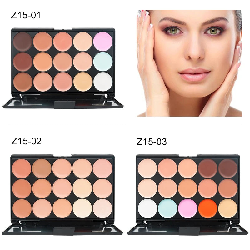 Palette Maquillage Correcteur Visage 15 couleurs