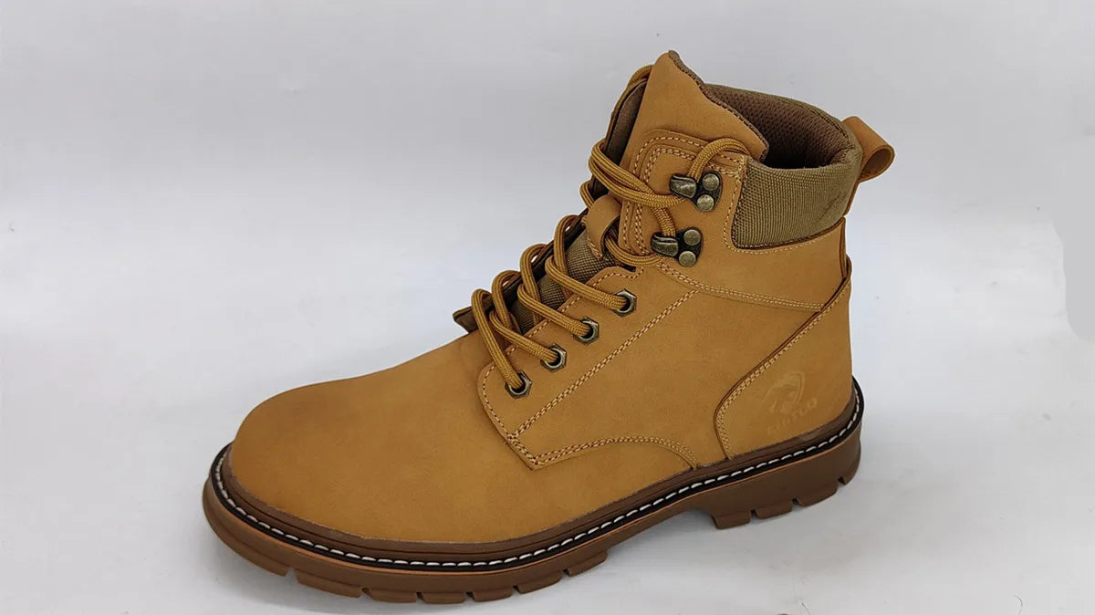 China Black Cow Leather Safety Shoes Anti-smashing Anti-poercing Safety Working Shoes