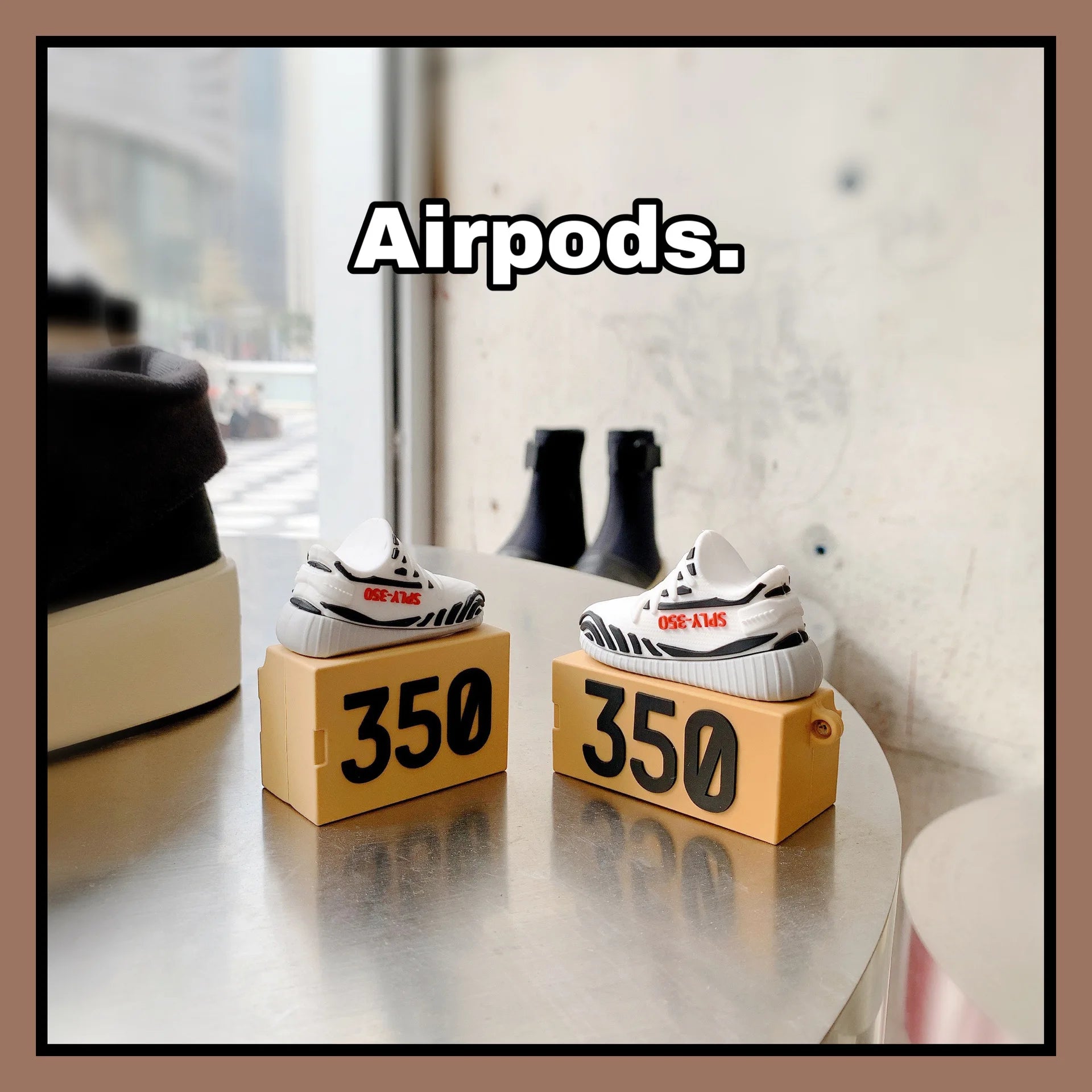 Luxury Silicone 3D Shoe Sneaker Box Design for airpods case  for AirPods Pro 1/2