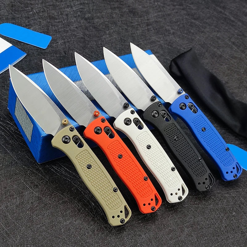 BM 533/535 Folding Knife S90V Blade Nylon Glass Fibre Handles Sharp Field Hunting Knife Survival Tactical Tool with Pocket Clip