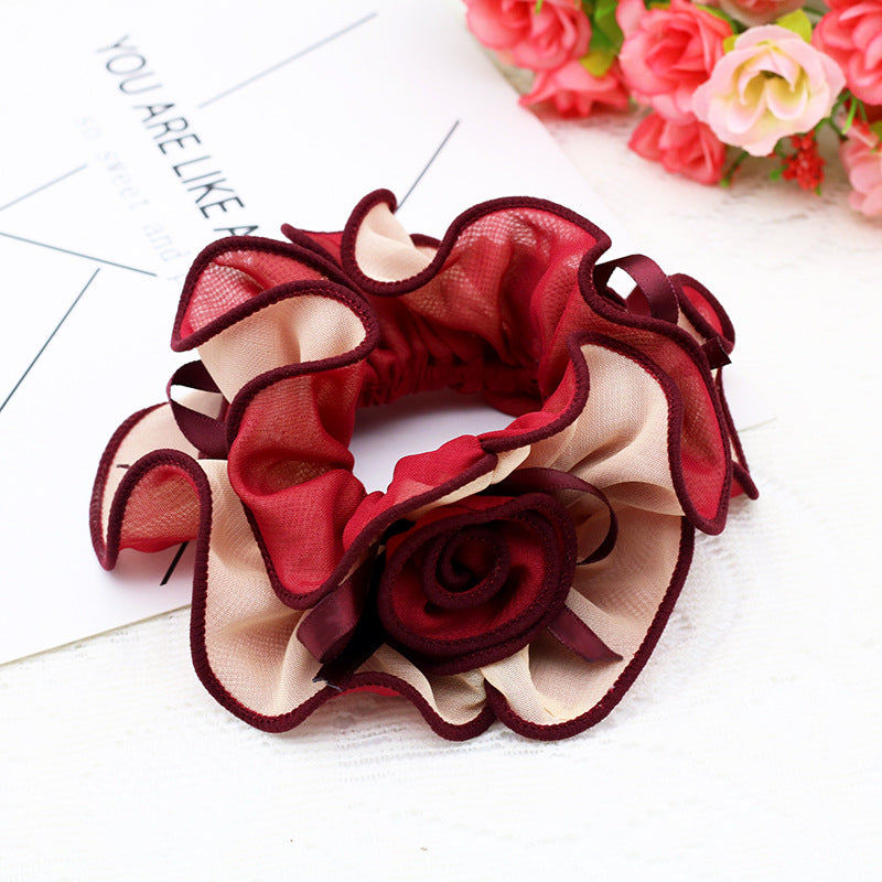 Élastique pour cheveux Fleur